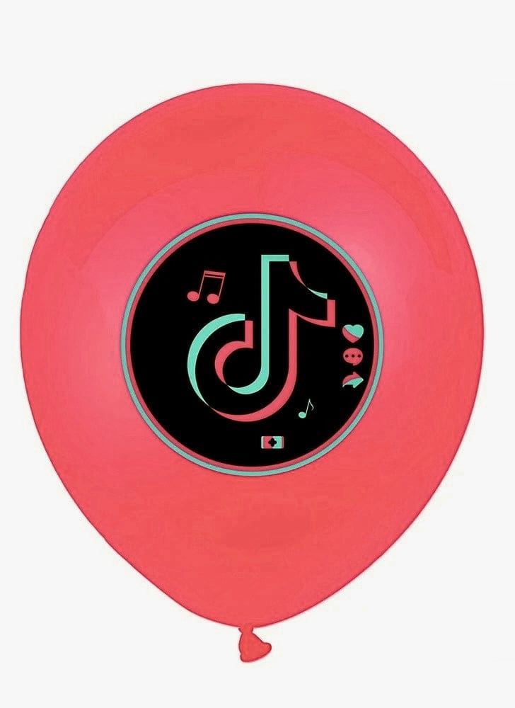 TikTok blöðrur (6 teg.)  28cm