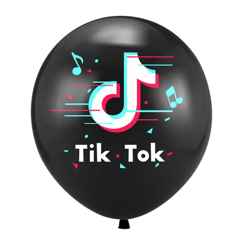 TikTok blöðrur (6 teg.)  28cm