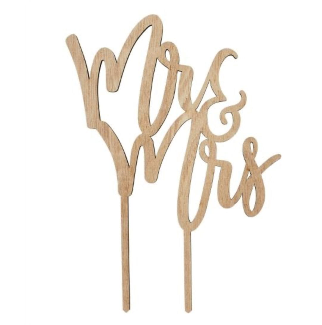 Mr &amp; Mrs kökutoppur úr við