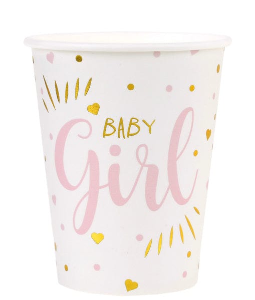 Baby girl glös - 10 stk í pakka