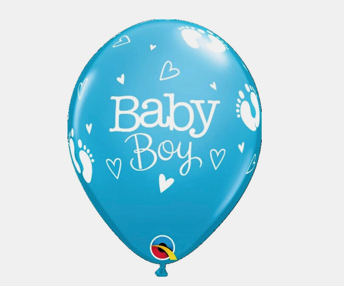 “Baby Boy” blöðrur bláar (2 litir) 28cm