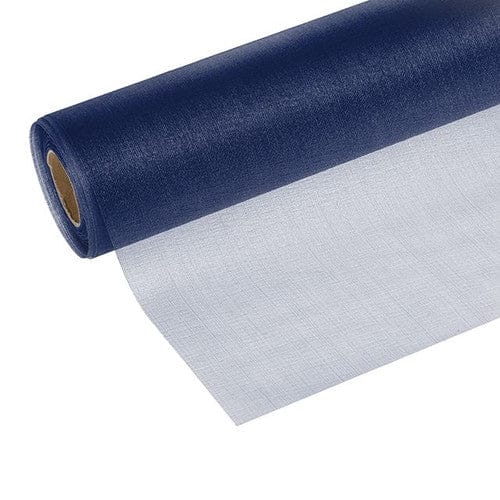 Dökkblár organza 29 cm x 25 m