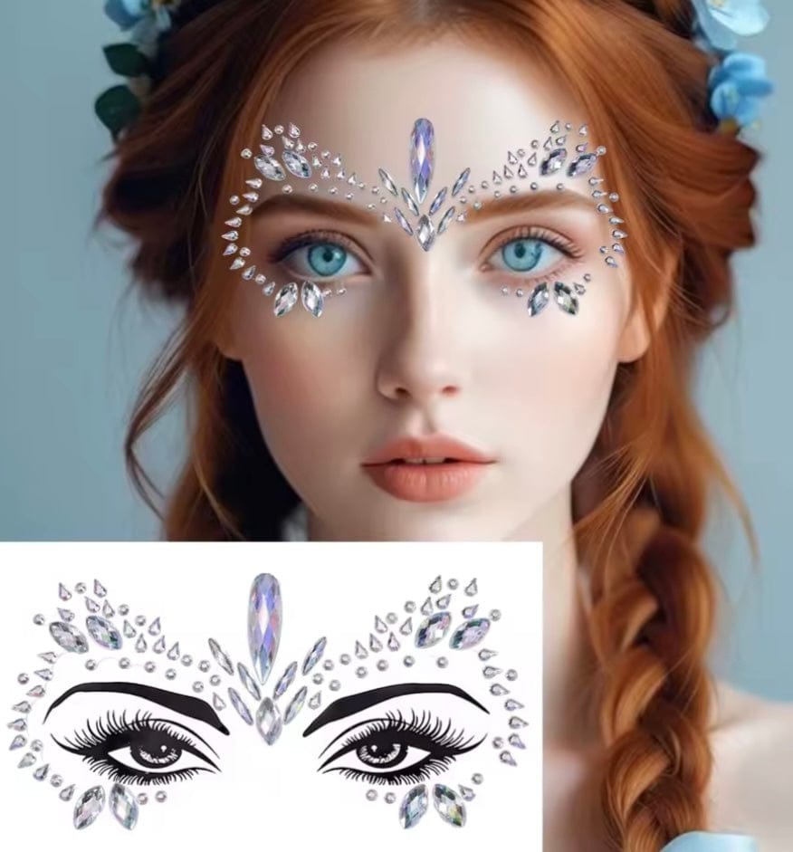 Face crystal sticker
