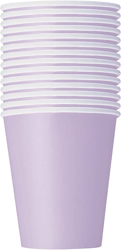 Pastel fjólublá glös  14 stk