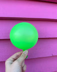 Hágræn neon blaðra  28cm