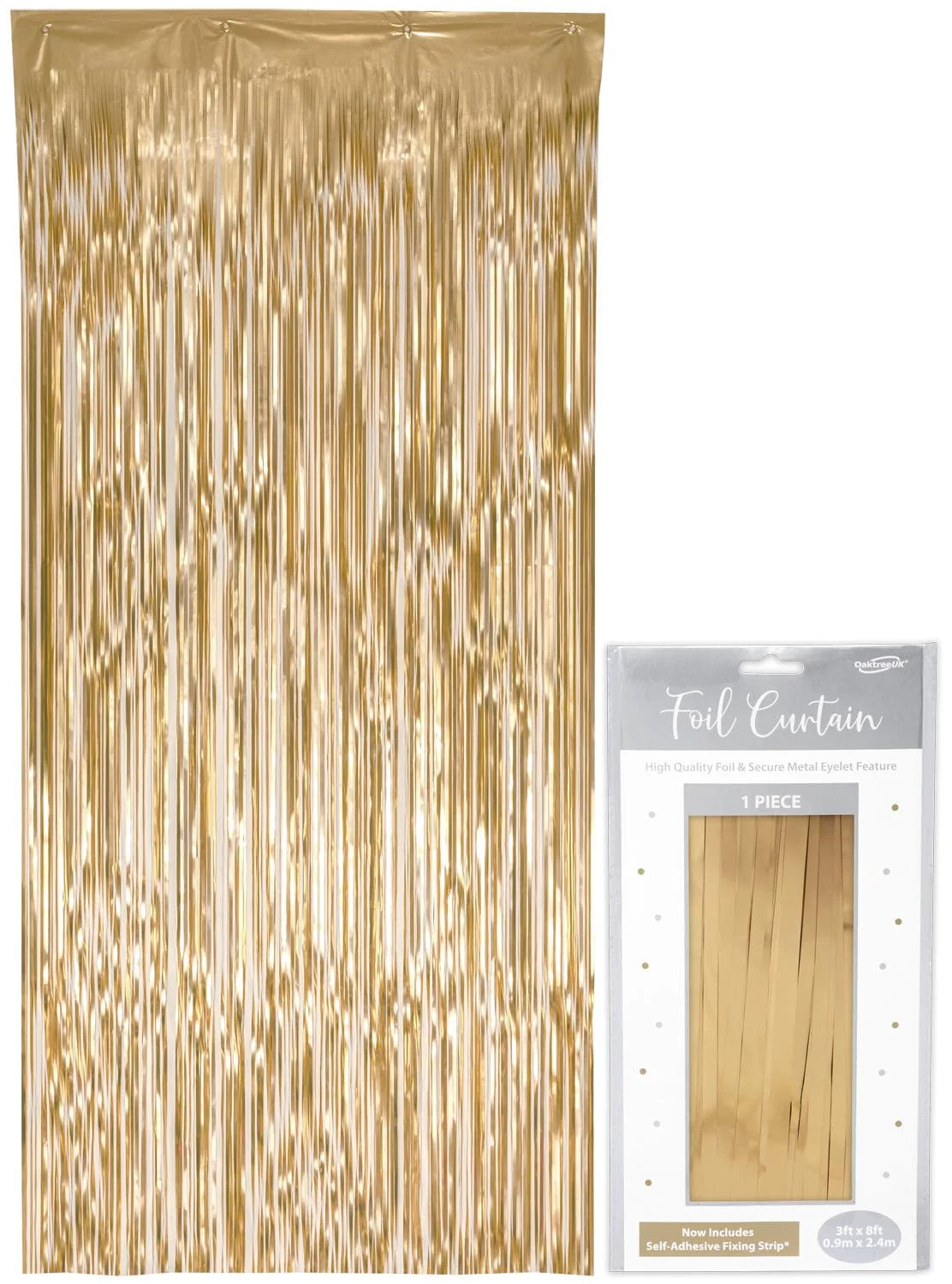 Gylltur metallic bakgrunnur 0,9x2,4m