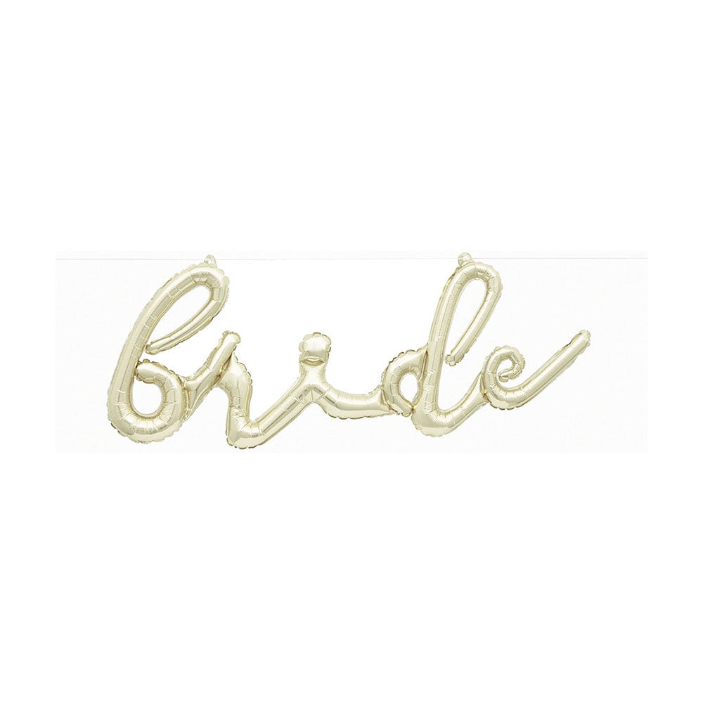 Gyllt “bride” blöðru skrautlengja  87 cm