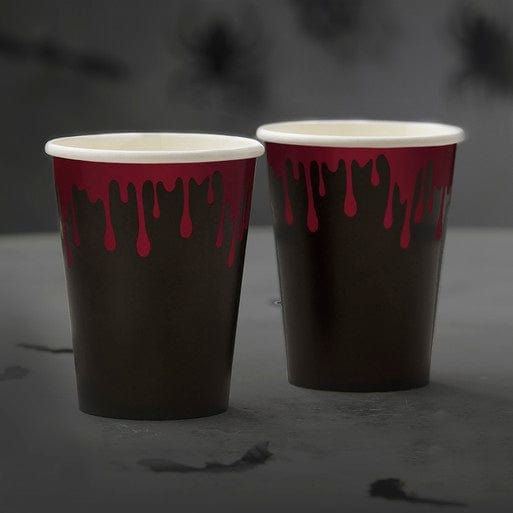Halloween pappaglas - 8stk