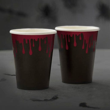 Halloween pappaglas - 8stk