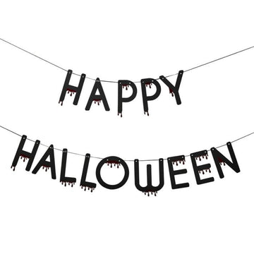 Happy Halloween skrautlengja - 3m