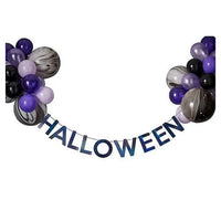 Halloween borði með blöðrum - 3 metrar