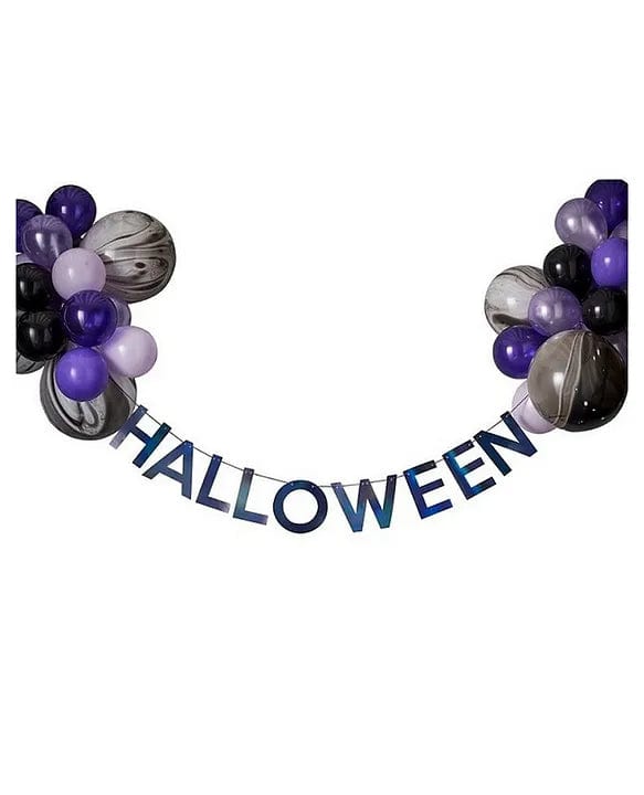 Halloween borði með blöðrum - 3 metrar