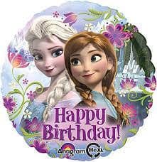 “Happy birthday” Frozen álblaðra, 43cm