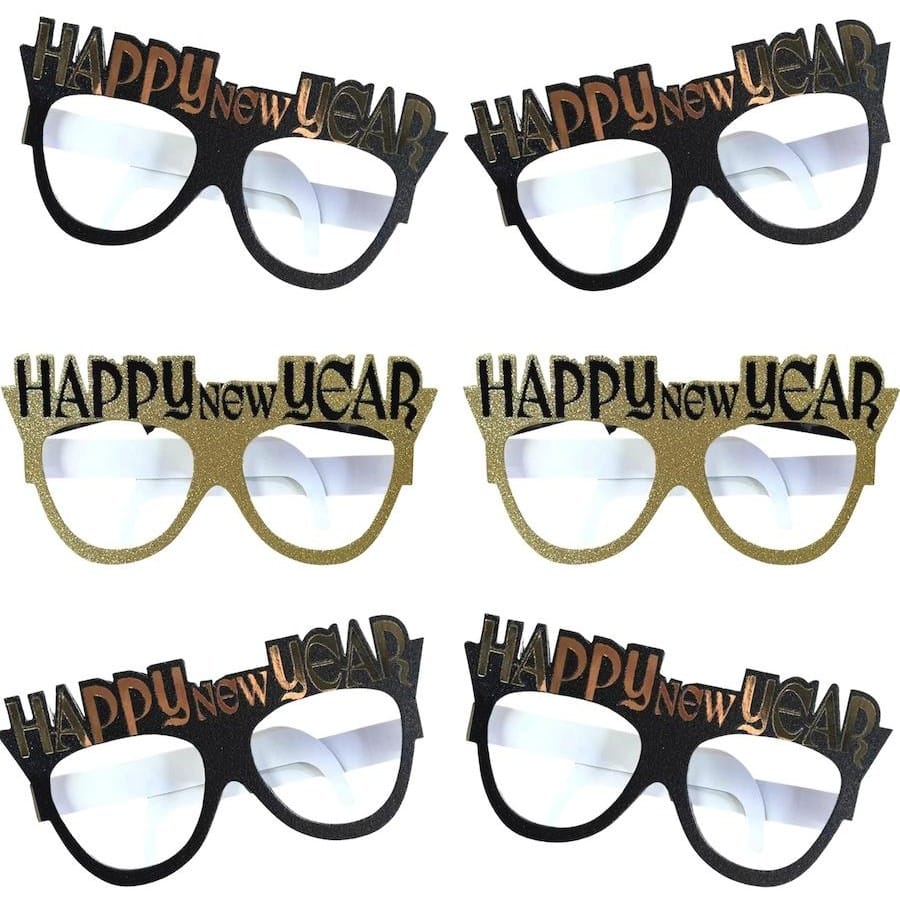 “Happy new year” gleraugu - 6stk