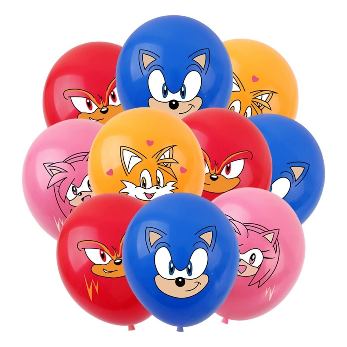 Sonic blöðrur, 4 tegundir