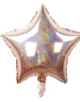 Syndrandi stjörnu álblöðrur (margir litir) 43cm