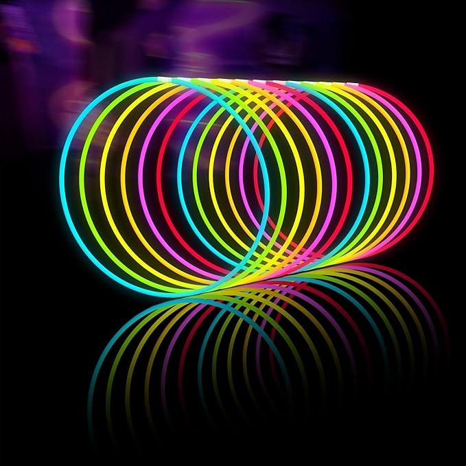 Glow stick hálsmen - (margir litir) 28cm