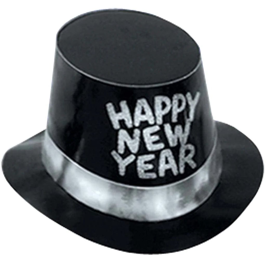 “Happy new year" hattur  -silfur og svartur