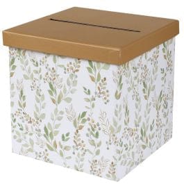 Kortakassi með laufum og brúnu loki  20cm