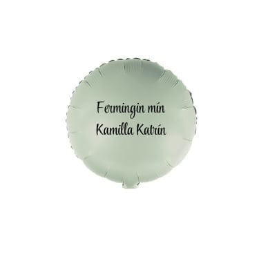 Álblaðra með ferminga merkinu
