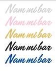 “Nammibar” fánalengja (nokkrir litir)