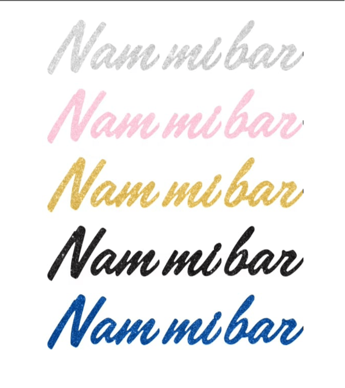“Nammibar” fánalengja (nokkrir litir)