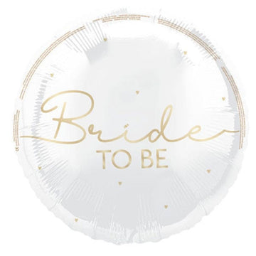 Hvít álblaðra "Bride to be" - 46cm