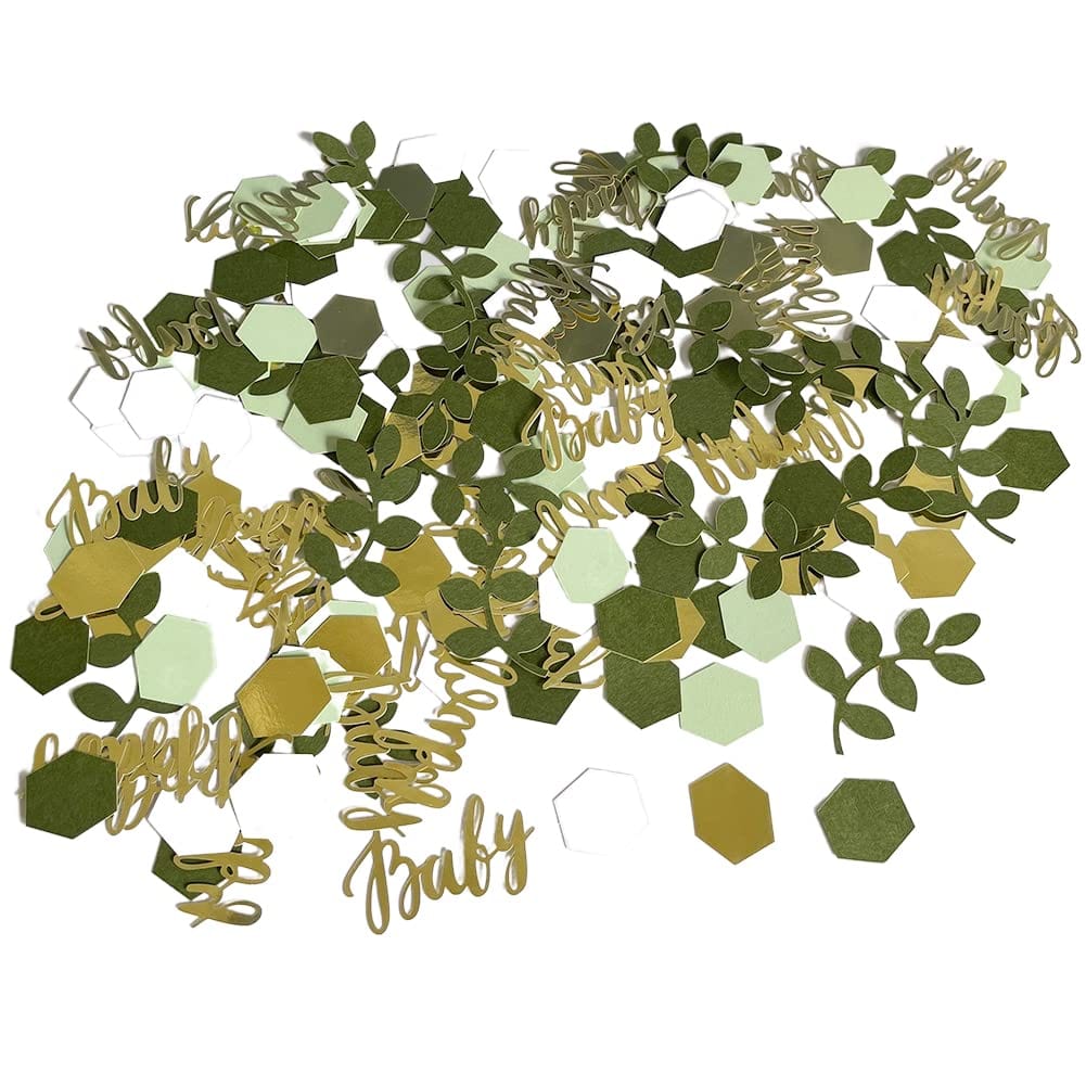 Grænt confetti baby
