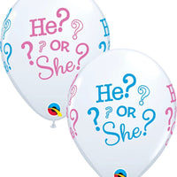 “He or She” blaðra 30cm