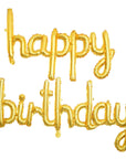 “Happy Birthday” blöðrulengjur (3 litir) 45cm