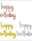 “Happy Birthday” blöðrulengjur (3 litir) 45cm