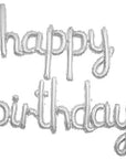 “Happy Birthday” blöðrulengjur (3 litir) 45cm