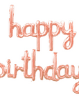 “Happy Birthday” blöðrulengjur (3 litir) 45cm