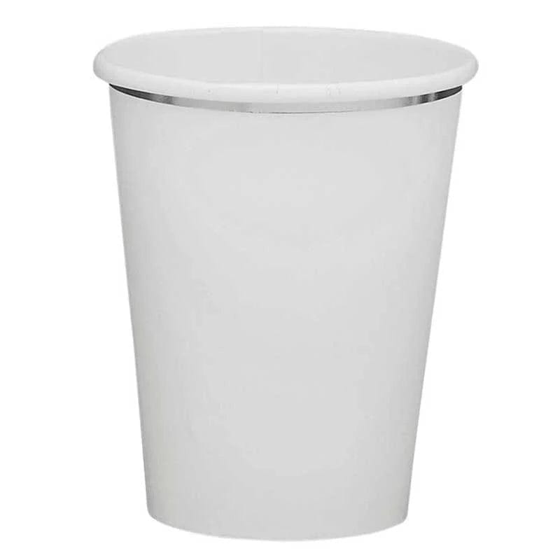 Silfur pappaglös ombre - 8stk
