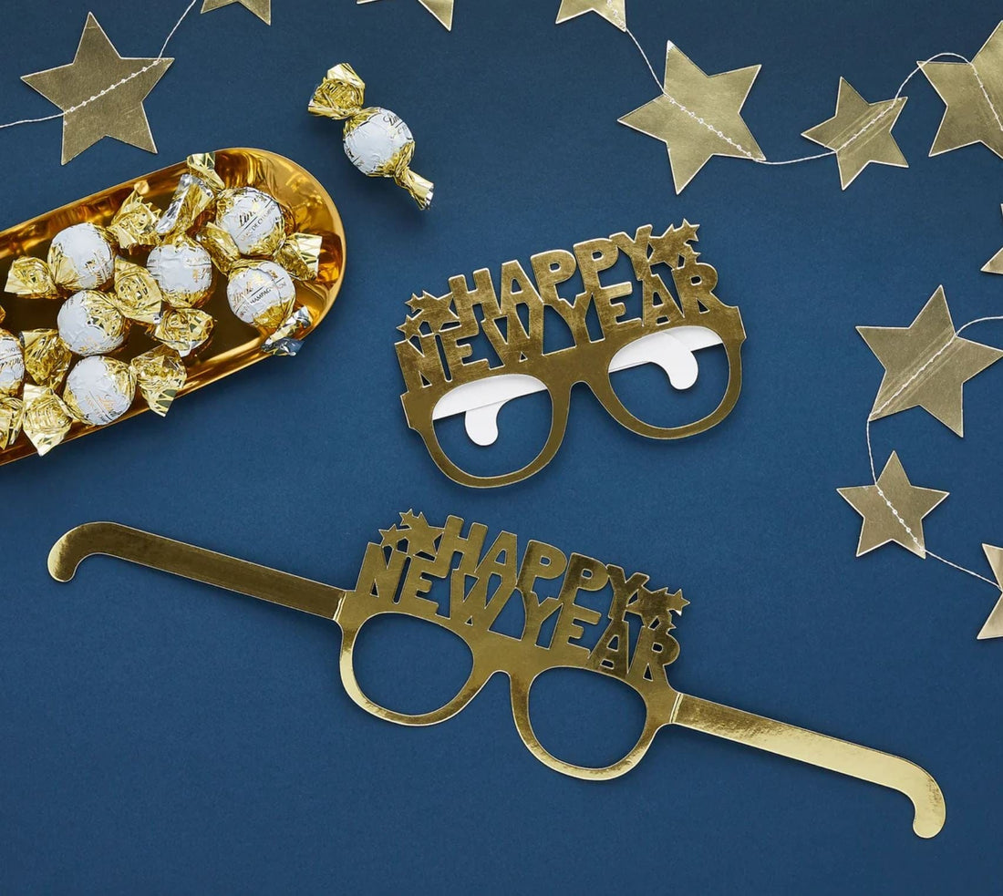 “Happy New Year” gleraugu