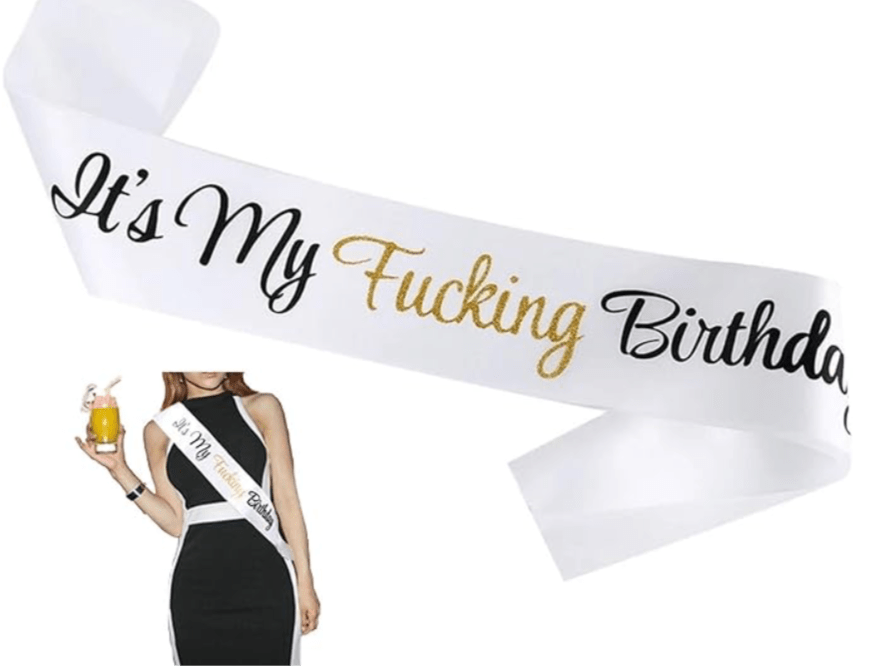 “It´s my fucking birthday” borði (2teg)