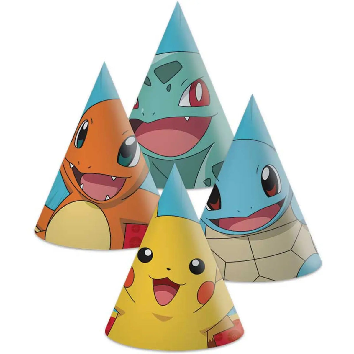 Pokémon partýhattar 8stk