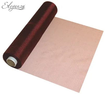 Vínrauður (burgundy) organza renningur