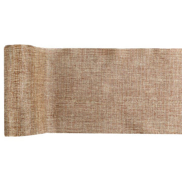 Hör renningur með gylltum þræði 14cm x 3m