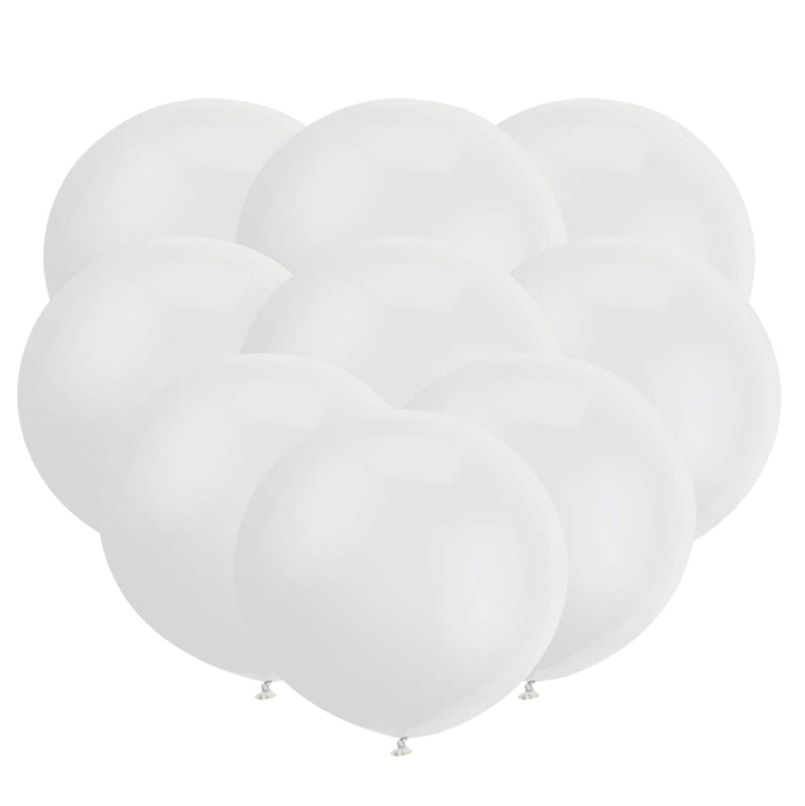 Hvít millistór blaðra - 46cm
