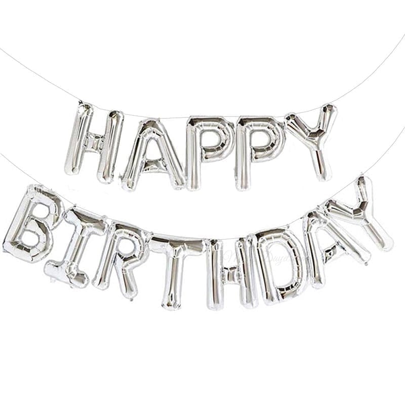 “Happy Birthday” blöðrulengjur (margir litir í boði) 35-40 cm