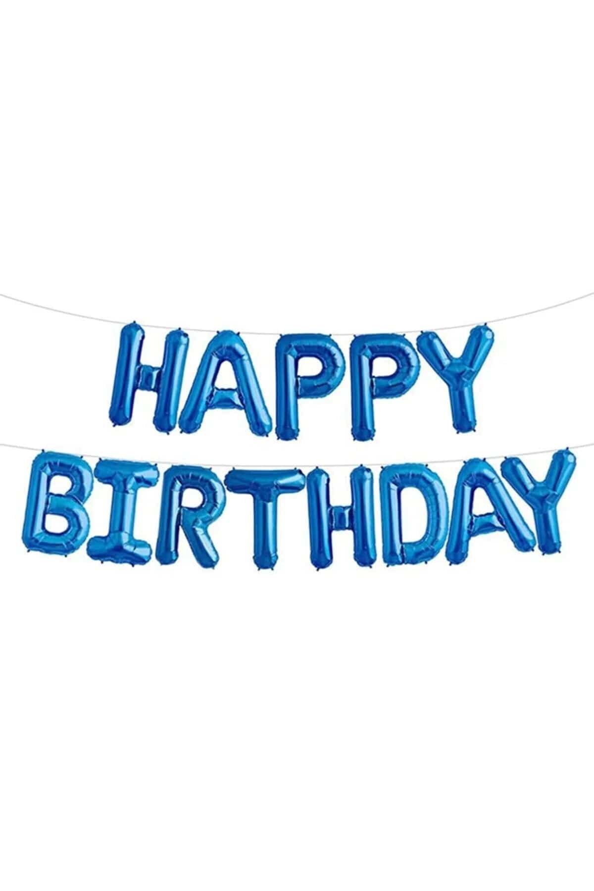 “Happy Birthday” blöðrulengjur (margir litir í boði) 35-40 cm