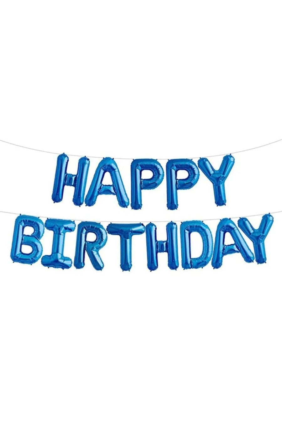 “Happy Birthday” blöðrulengjur (margir litir í boði) 35-40 cm