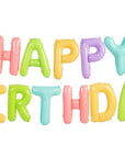 “Happy Birthday” blöðrulengjur (margir litir í boði) 35-40 cm