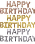“Happy Birthday” blöðrulengjur (margir litir í boði) 35-40 cm