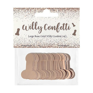 Rósagyllt Willy confetti  14gr