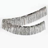Silfurlitað kögur - 30cm