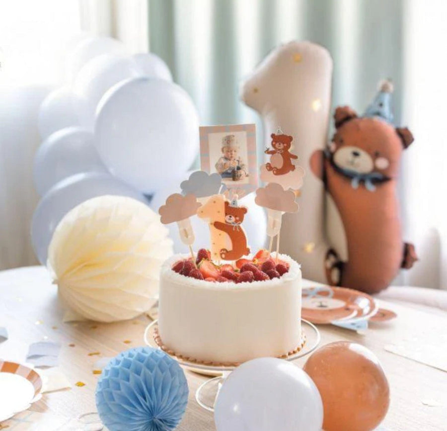 First Birthday cake topper - 5stk