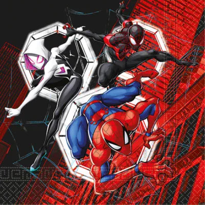 Spiderman matarservíettur  20 stk