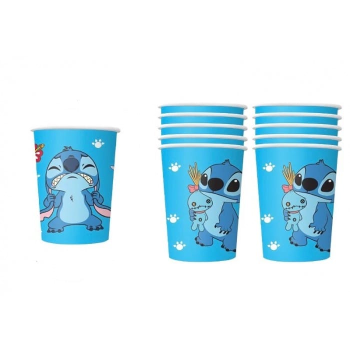 Stitch pappaglös 10stk.